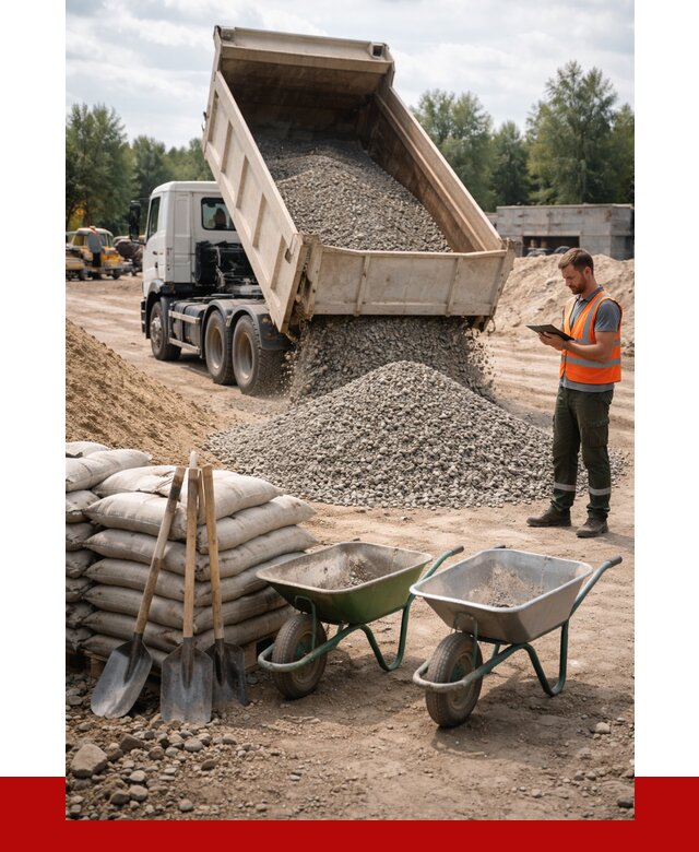 Доставка нерудных материалов в Махачкале от 1243 руб. | ПРОНЕРУДМхч