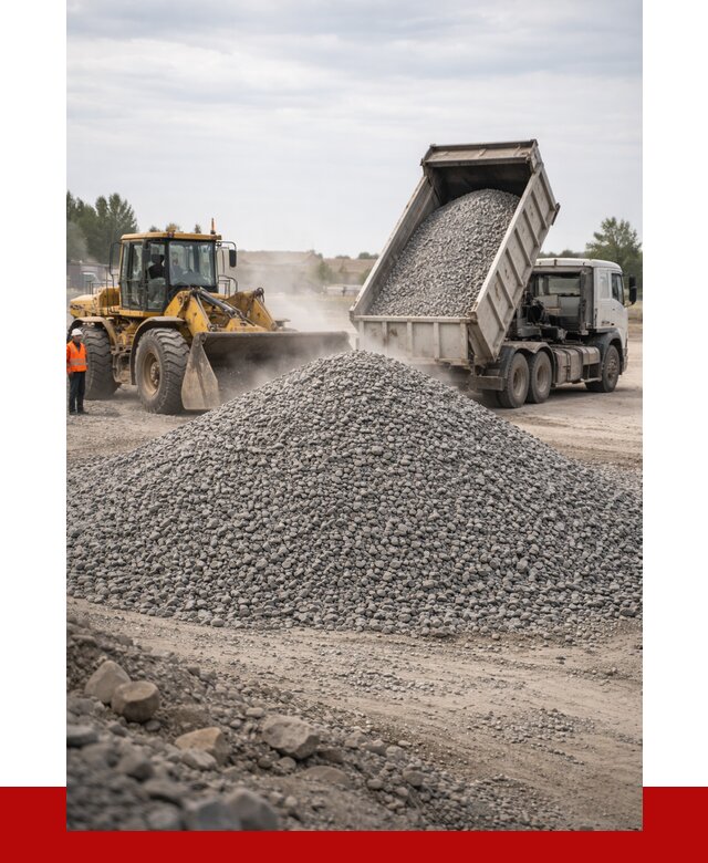 Купить щебень с доставкой в Махачкале от 2589 руб. | ПРОНЕРУДМхч