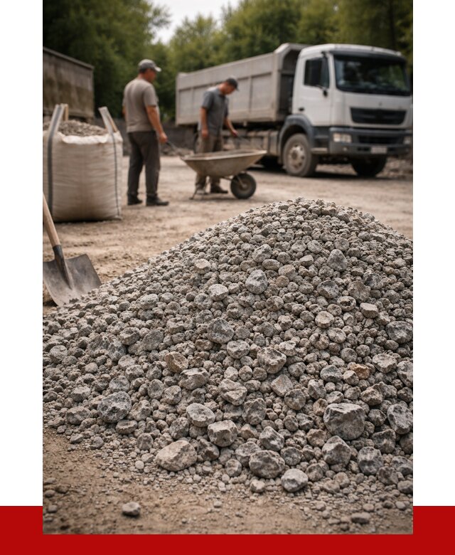 Гранитный щебень фракция 20-40 в Махачкале от 3314 руб. ПРОНЕРУДМхч