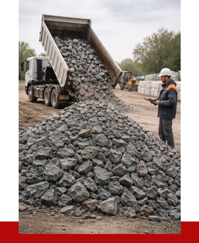 Гранитный щебень фракция 100-200 в Махачкале от 4349 р. ПРОНЕРУДМхч