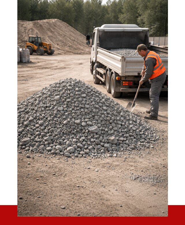Гравийный щебень фракция 5-10 в Махачкале от 2278 р. | ПРОНЕРУДМхч