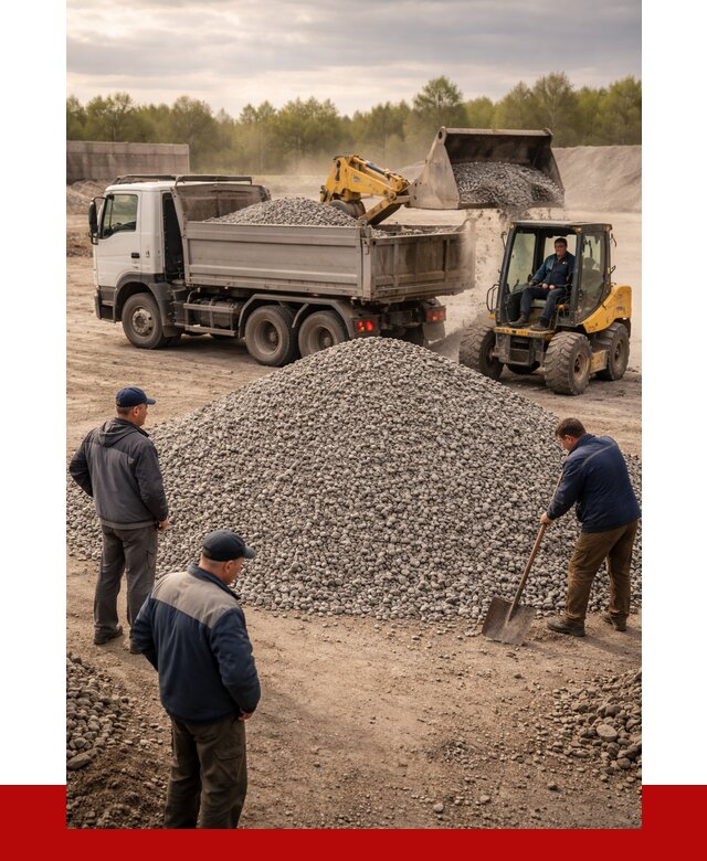 Гравийный щебень фракция 5-20 в Махачкале от 2485 р. ПРОНЕРУДМхч
