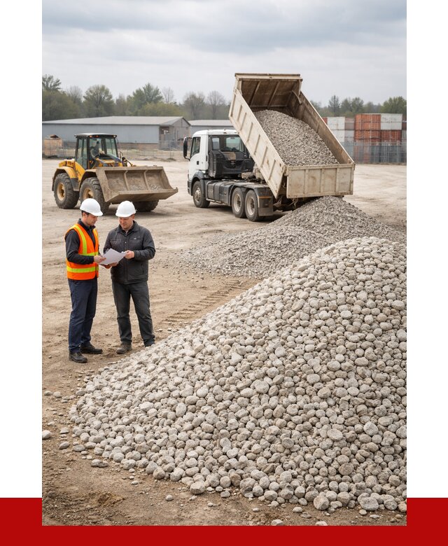 Известняковый щебень в Махачкале от 1450 р. доставка | ПРОНЕРУДМхч