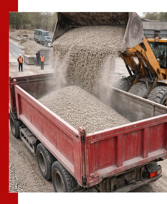 Купить известняковый щебень фракции 0-5 с доставкой в Махачкале