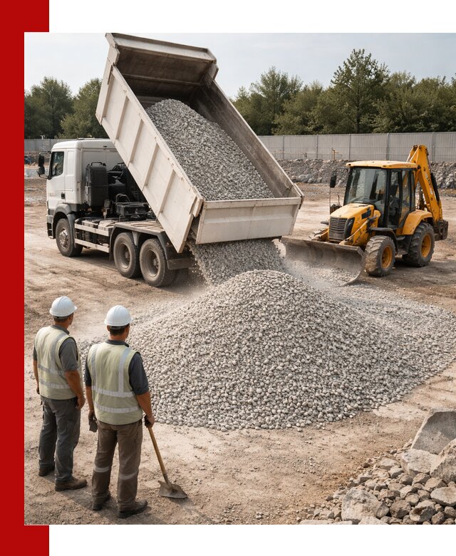Купить известняковый щебень фракции 5–10 мм с доставкой в Махачкале