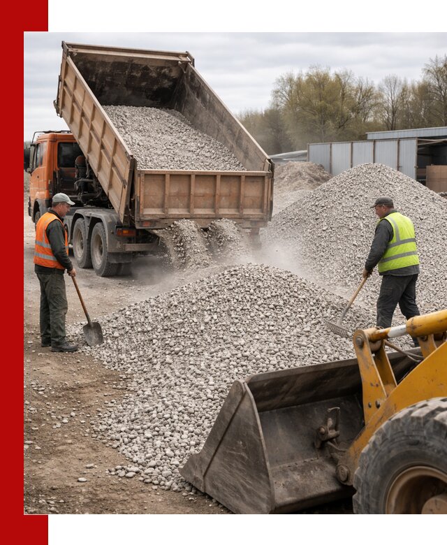 Доломитовый щебень фракции 5-20 с доставкой в Махачкале