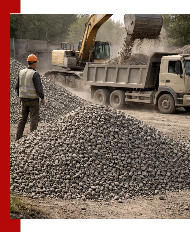 Шлаковый щебень фракция 5-20 с доставкой в Махачкале