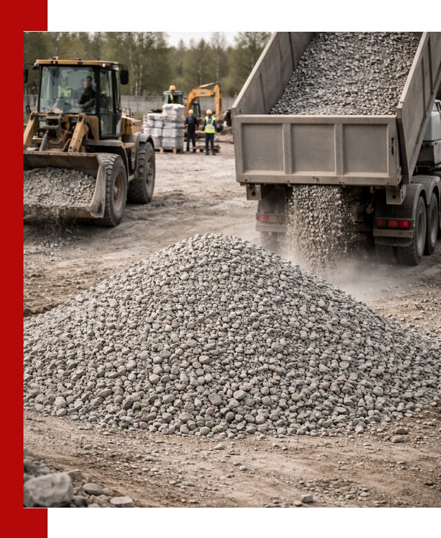 Вторичный щебень фракции 5-20 в Махачкале — доставка и продажа крупнотоннажно