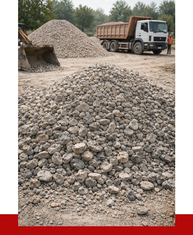 Вторичный щебень фракция 20-40 в Махачкале от 2278 р ПРОНЕРУДМхч