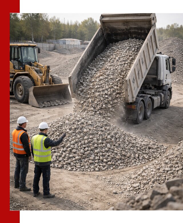 Вторичный щебень фракция 40–70 доставка в Махачкале