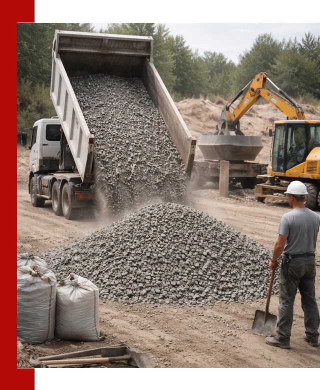 Доставка и продажа бетонного щебня в Махачкале