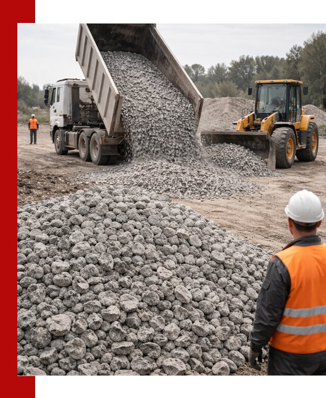 Доставка бетонного щебня фракции 20-40 в Махачкале