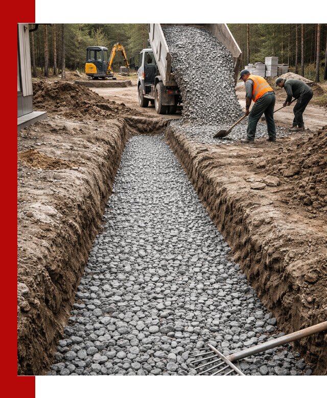 Щебень для дренажа с доставкой в Махачкале высокого качества