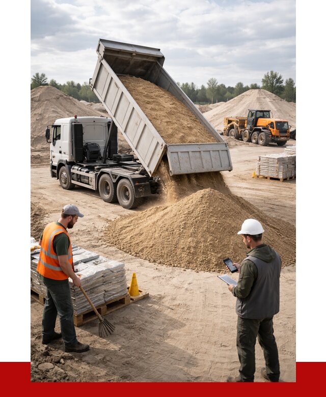 Карьерный песок с доставкой в Махачкале от 3728 р. ПРОНЕРУДМхч