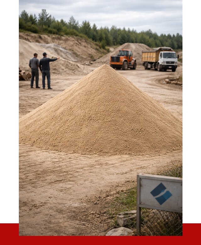 Карьерный песок навалом в Махачкале от 1864 р. | ПРОНЕРУДМхч