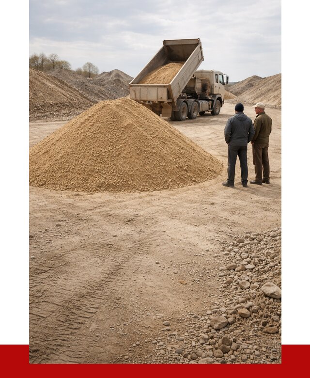 Карьерный песок крупнозернистый в Махачкале от 8802 р | ПРОНЕРУДМхч