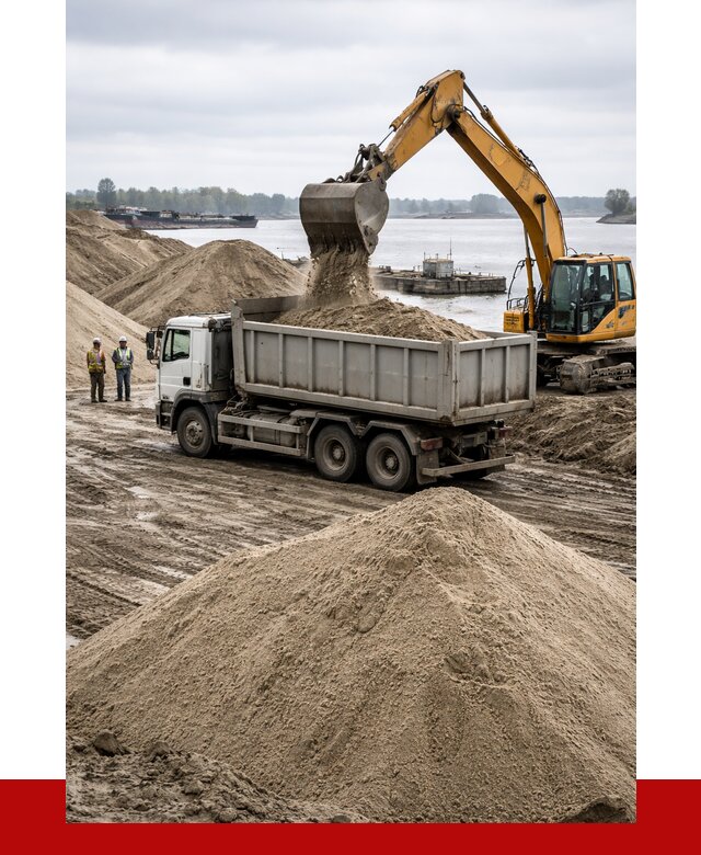 Купить речной песок навалом в Махачкале от 1864 р., ПРОНЕРУДМхч