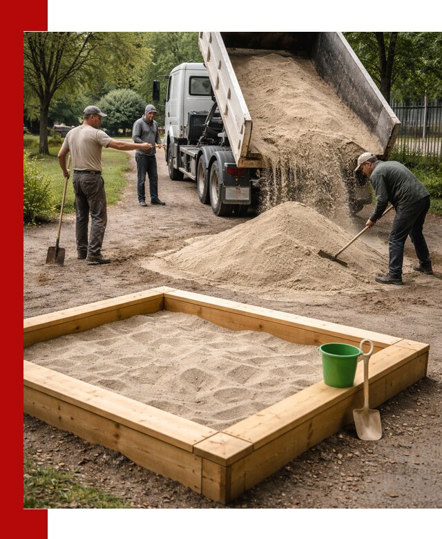 Песок для песочницы с доставкой в Махачкале недорого и чистый