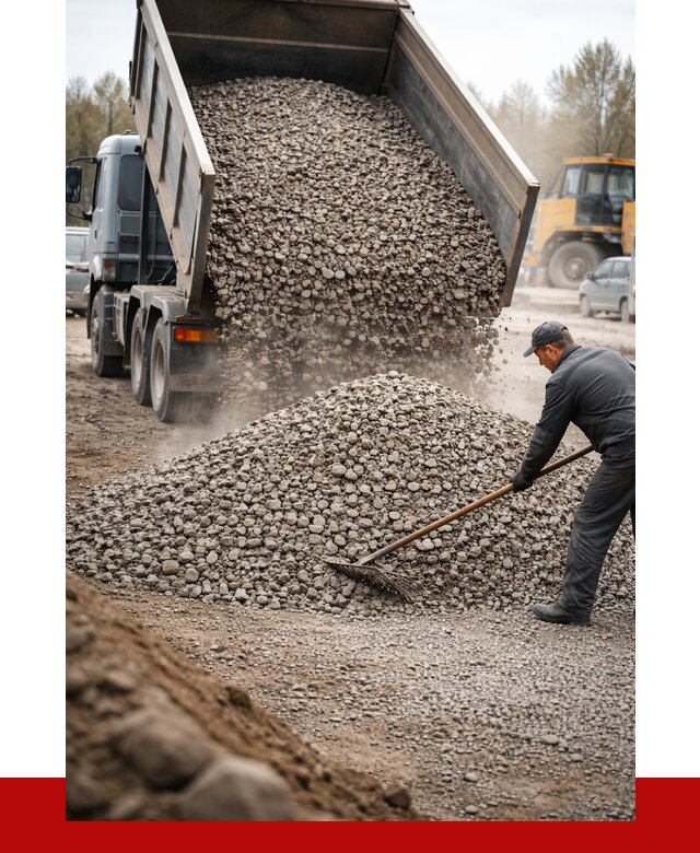 Гравий фракция 20-40 в Махачкале от 2589 р. доставка | ПРОНЕРУДМхч