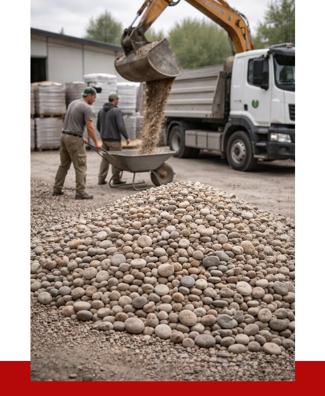 Галька декоративная в Махачкале от 3314 р. за куб | ПРОНЕРУДМхч
