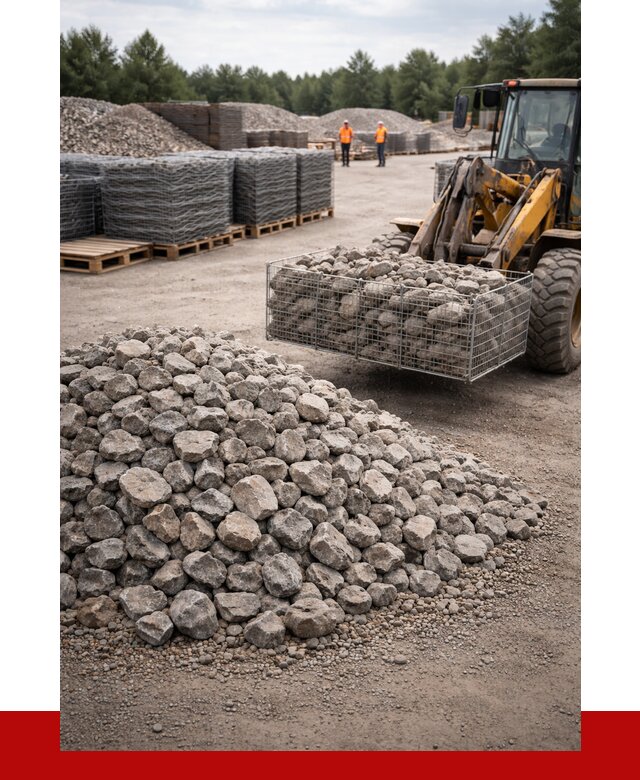 Камень для габионов фракция 70-150 в Махачкале от 4349 р. | ПРОНЕРУДМхч