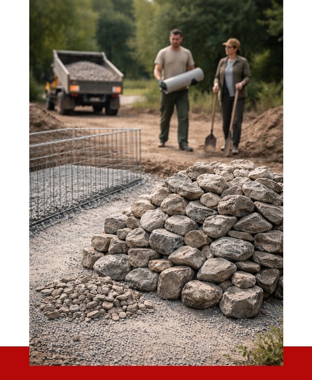 Камень для габионов фракция 100-200 в Махачкале от 4970 р. | ПРОНЕРУДМхч