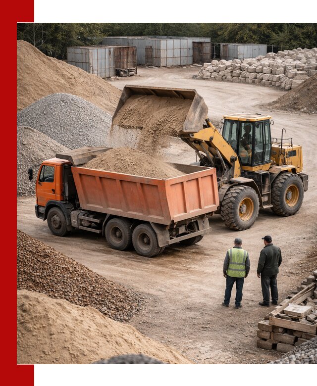 Доставка сыпучих смесей и смесей для стройки в Махачкале