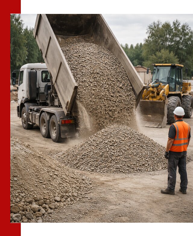 Доставка щпс в Махачкале — щебеночно-песчаная смесь под заборы и дорожки