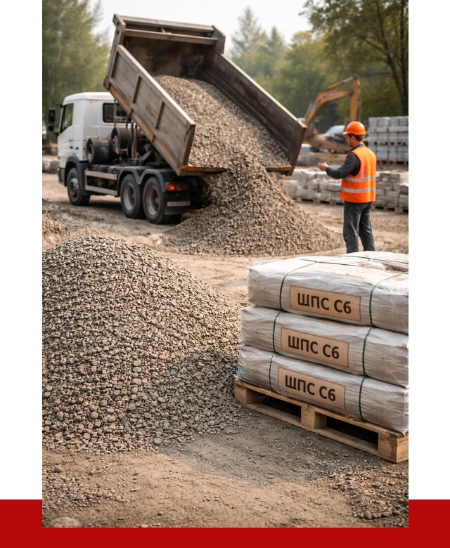 ЩПС С6 в Махачкале с доставкой от 2278 р. за куб | ПРОНЕРУДМхч