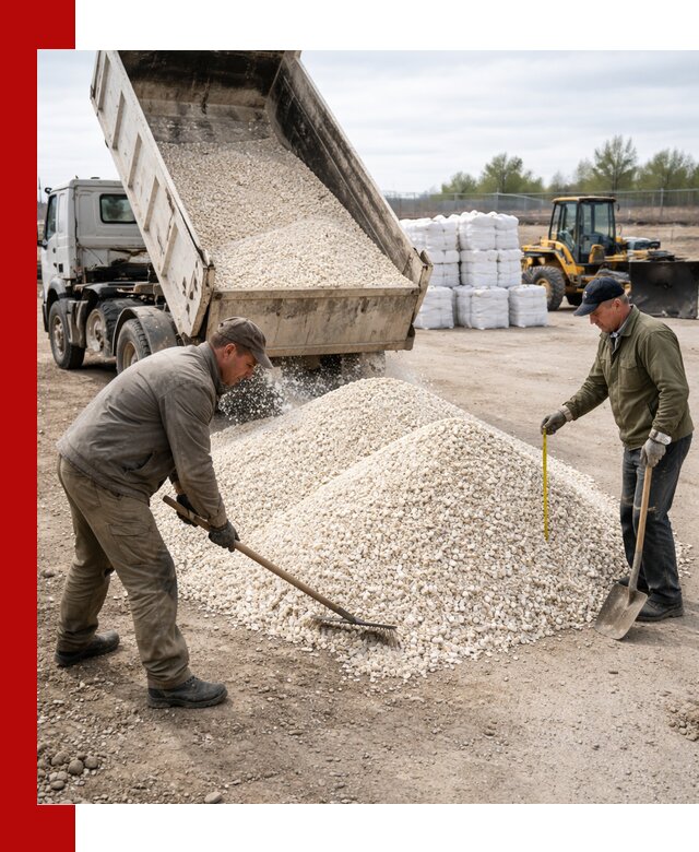 Мраморная крошка с доставкой и разгрузкой в Махачкале