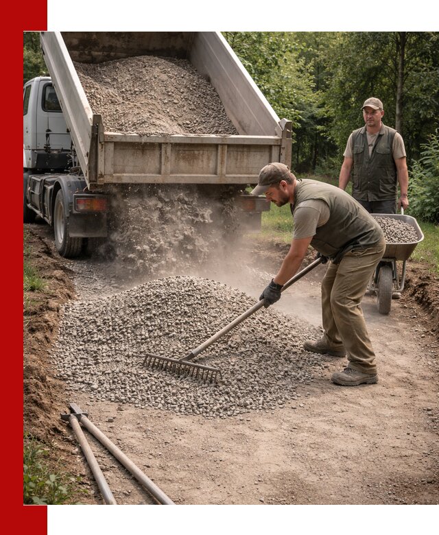 Каменная крошка для дорожек с доставкой в Махачкале