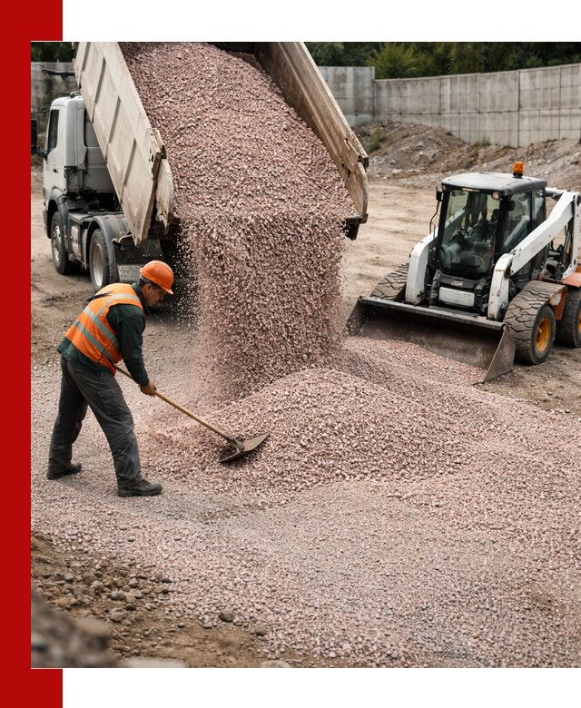 Крошка розовый гранит с доставкой в Махачкале от производителя