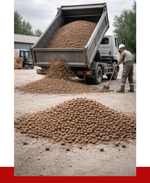 Керамзит с доставкой в Махачкале от 4349 р. за м3 | ПРОНЕРУДМхч
