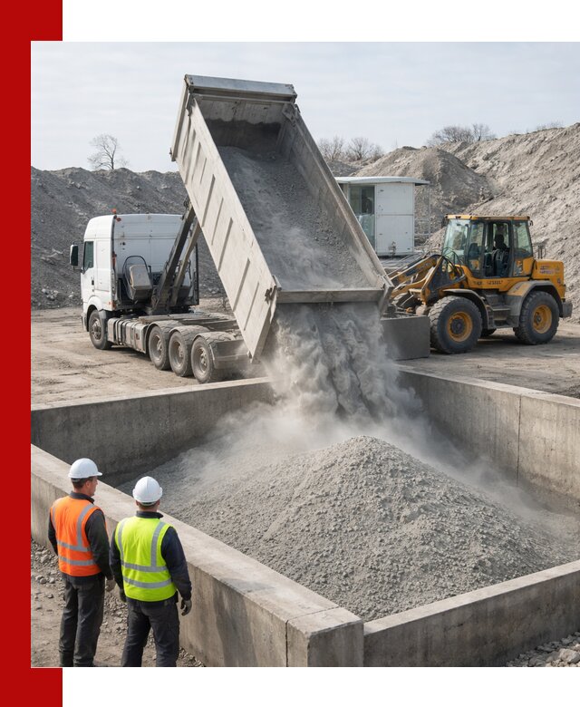 Доставка цемента навалом в Махачкале крупными партиями