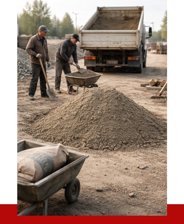 Цементно-песчаная смесь М150 в Махачкале от 4867 р. | ПРОНЕРУДМхч