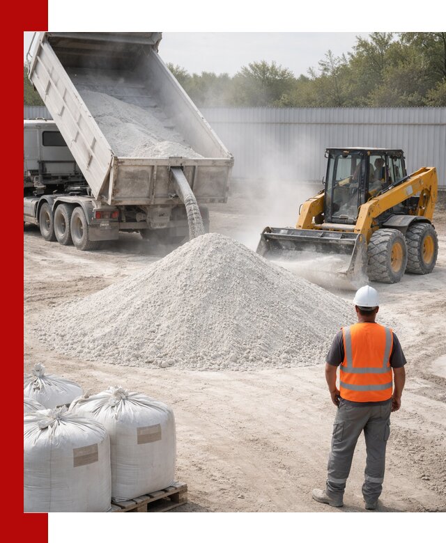 Доставка и продажа известняковой муки в Махачкале