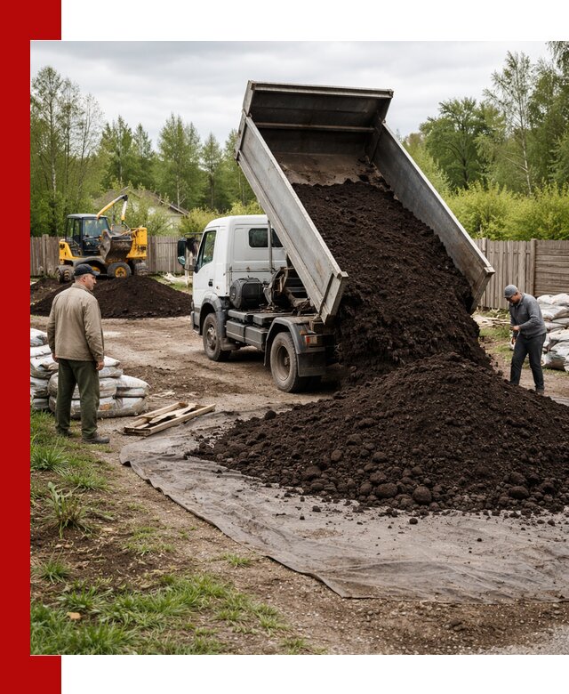 Доставка качественного почвогрунта в Махачкале оптом и в розницу