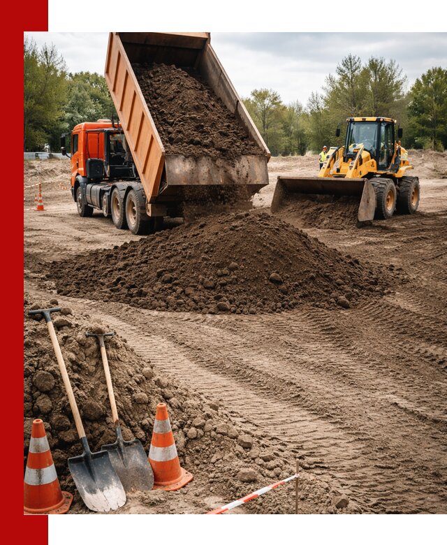 Поставка и доставка планировочного грунта в Махачкале