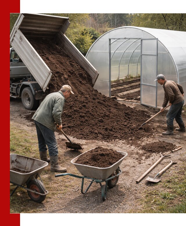 Грунт для теплицы с доставкой в Махачкале — плодородный субстрат под растения