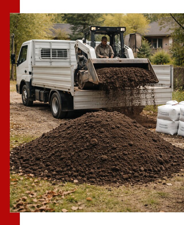 Доставка садовой земли в больших объёмах в Махачкале