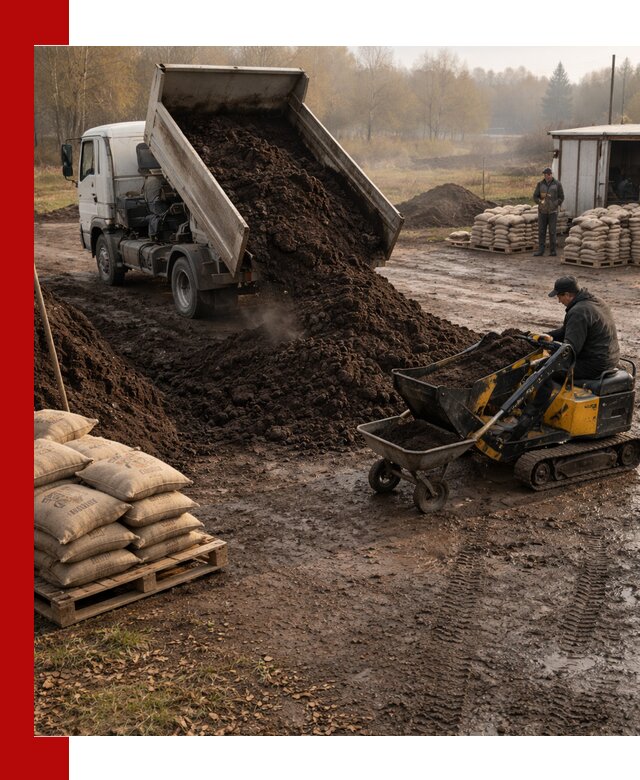 Кислый торф в доставке по выгодным ценам в Махачкале