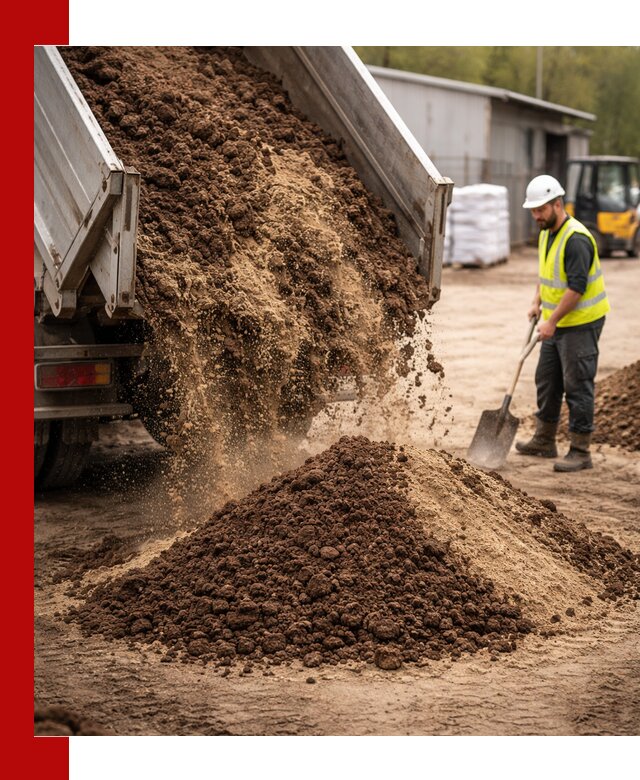 Доставка торфо-песчаной смеси в Махачкале для строительства и озеленения