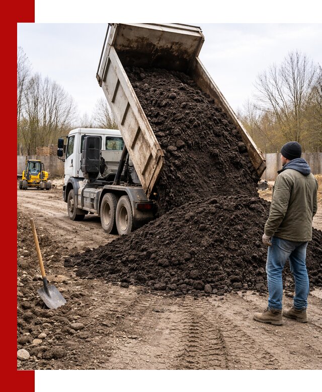 Доставка чернозема навалом в Махачкале быстро и выгодно