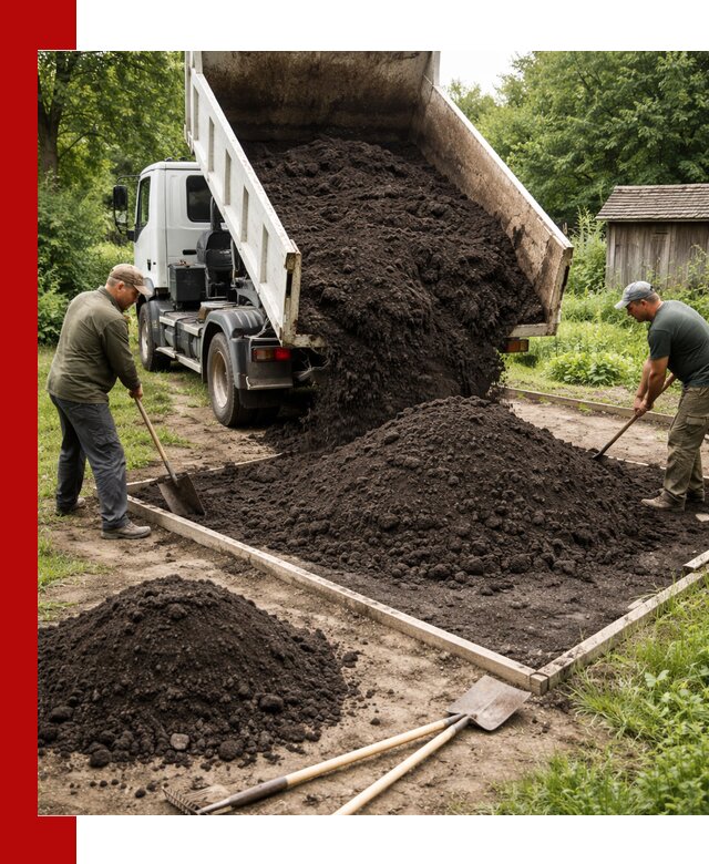 Купить чистый чернозем для огорода с доставкой в Махачкале