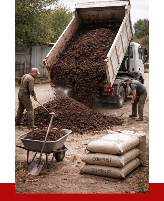 Купить компост в Махачкале от 4349 р. за куб с доставкой | ПРОНЕРУДМхч