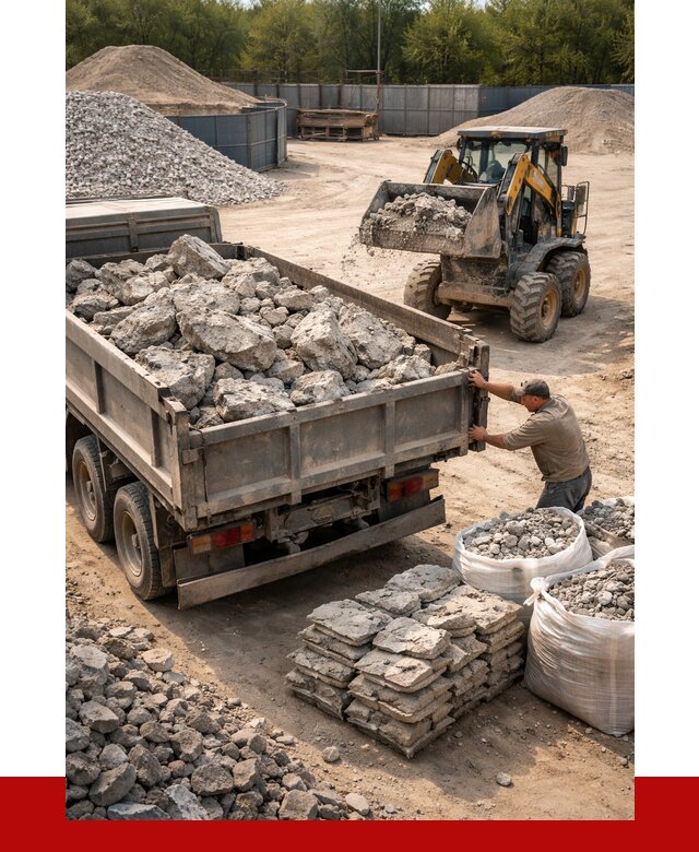 Купить бой бетона с доставкой в Махачкале от 4970 р. | ПРОНЕРУДМхч