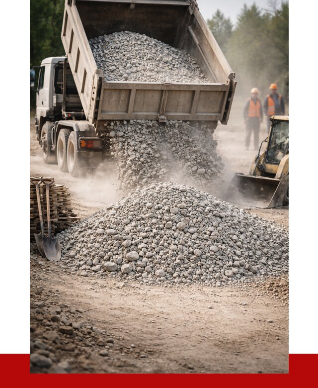 Купить дробленый бетон в Махачкале от 1760 р./куб | ПРОНЕРУДМхч