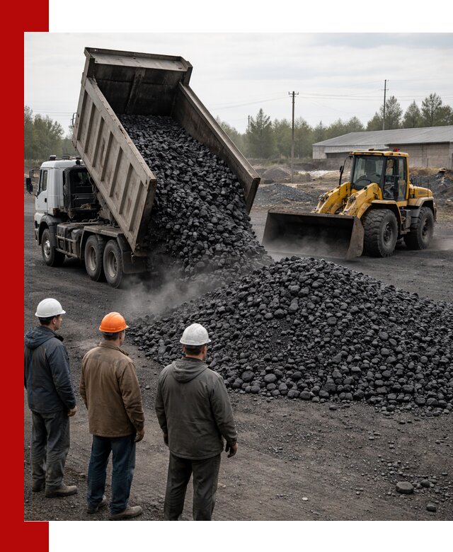 Доставка угля антрацита в Махачкале с самосвалами и погрузкой