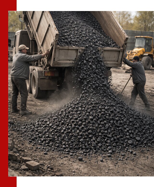 Доставка угля семечка самосвалами в Махачкале