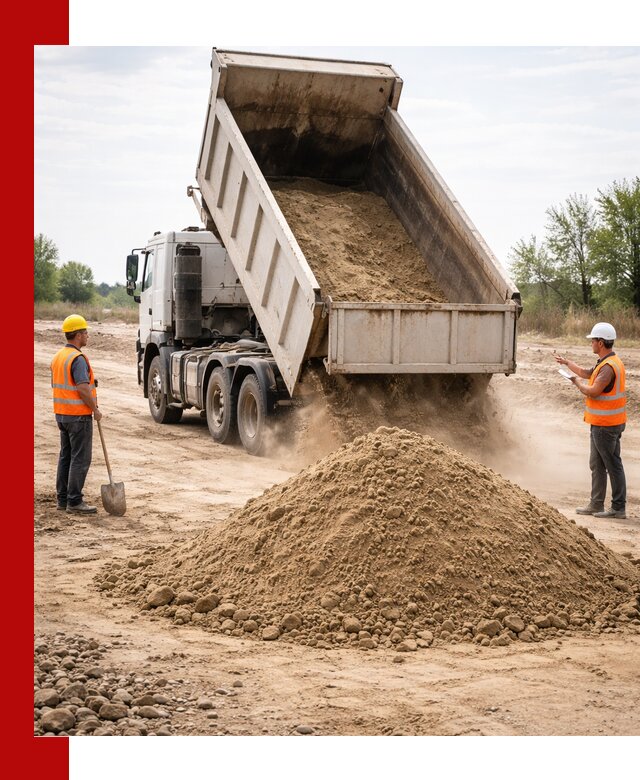 Доставка самосвалом 15 кубов в Махачкале за город и по городу